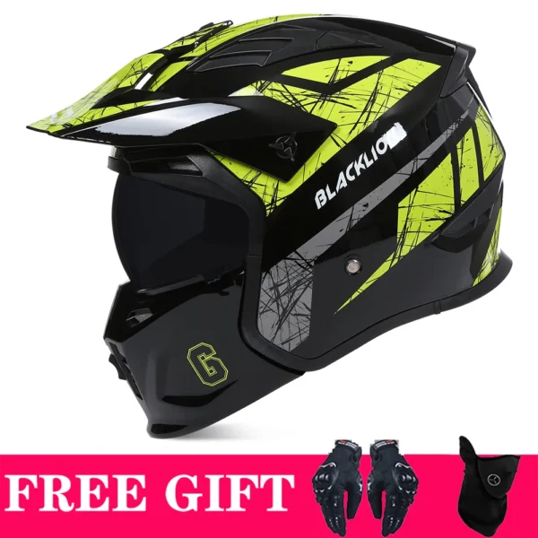 Capacete BLACKLION + Brindes - Imagem 8