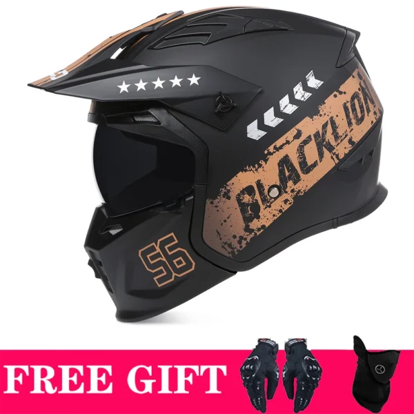 Capacete BLACKLION + Brindes - Imagem 11