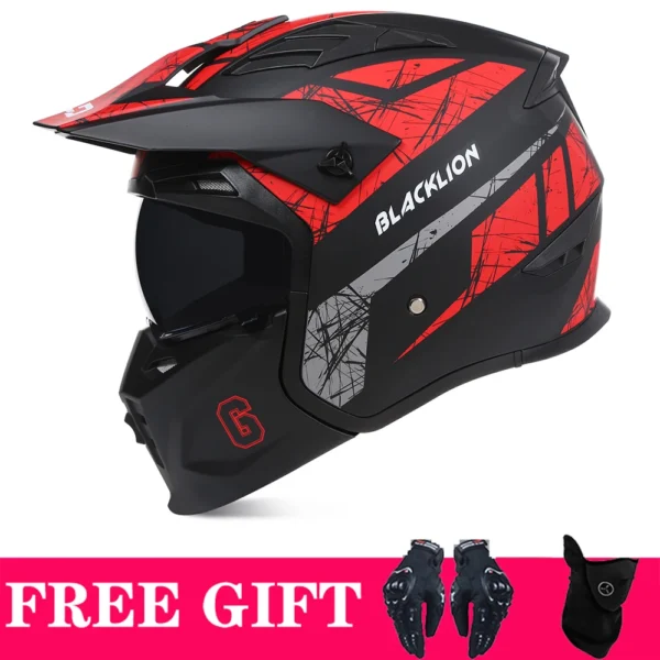 Capacete BLACKLION + Brindes - Imagem 10