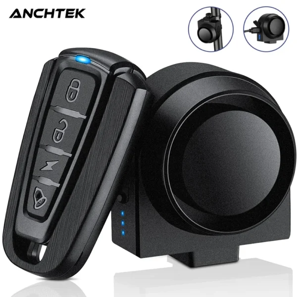 Alarme Para Moto - Bicicleta  - Carregador USB - Detector de Vibração